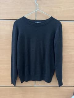 COMME CA ISM 長袖ニット ブラック Mサイズのサムネイル