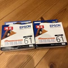 未使用 EPSON インクカートリッジ 61 ブラック 純正品のサムネイル