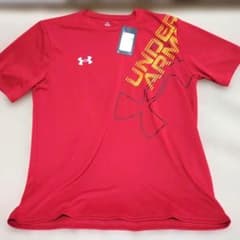 UNDER ARMOUR Tシャツ レッド Lサイズのサムネイル