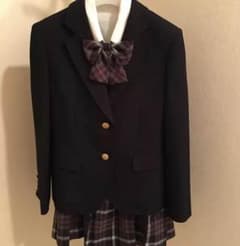 制服 ブレザー チェックスカート リボンのサムネイル