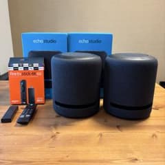 Echo Studio 2台セット + Fire TV Stick 4Kのサムネイル