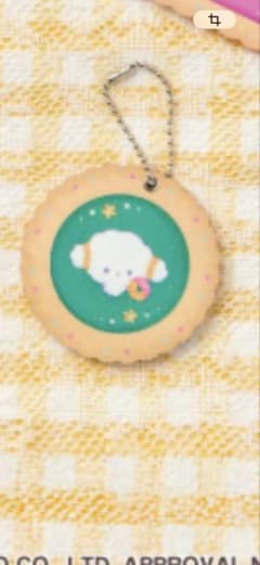 サンリオキャラクターズ クッキーチャーム　スライドミラーキーホルダーこぎゅみゅんのサムネイル