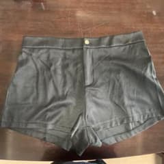 6XL ブラックショートパンツ ゴムウエストのサムネイル