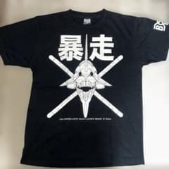 [희귀] BOUNTY HUNTER × EVANGELION 콜라보레이션 T 셔츠 L 블랙