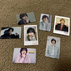 なにわ男子 道枝駿佑 クリアカード　チェキ風カード7枚セットのサムネイル