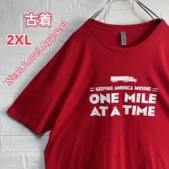 古着 Next Level Apparel アメリカトラック レッド 2XLのサムネイル