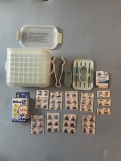Milton CP 54錠 レック(LEC]哺乳瓶除菌ケースセット　おまけ付きのサムネイル