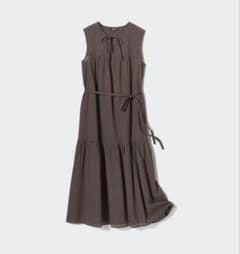 UNIQLO ライトコットンワンピース チェックのサムネイル