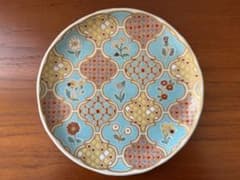 ナタリー・レテ × Afternoon Tea 水色 花 九谷焼大皿 - メルカリ