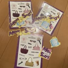 TWS THE HYUNDAI SEOUL ポップアップ　ステッカー3点セット
