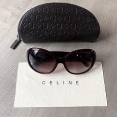 CELINE】 セリーヌ サングラス トリオンフロゴ ワインレッド
