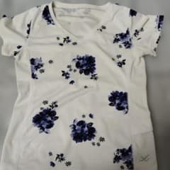 CW-X ワコール 花柄 半袖Tシャツ ホワイト Lのサムネイル