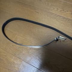 メンズ レザーベルト ブラックのサムネイル