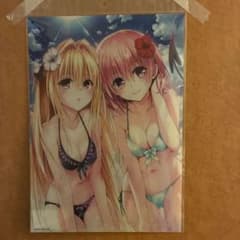 ToLOVEる原画展 クリアポスター ヤミ モモ - メルカリ