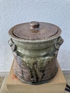 信楽焼 水指 杉本忠造 共箱 茶道具 茶道具/信楽焼 水指 杉本 忠造 箱有 - メルカリ