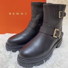 REMME レメ エンジニアブーツ ショートブーツ 楽天市場】レメ REMME ブーツ レディース BOOTS バックジッパー