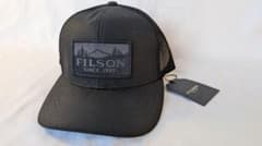 FILSON ブラック トラッカーキャップ 新品