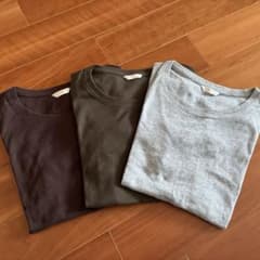 UNIQLO半袖Tシャツ 3枚セット シンプル 無地のサムネイル