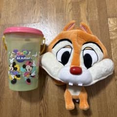 TDL 東京ディズニーランド　レア　ポップコーンバケット　デール　ファンキャップのサムネイル