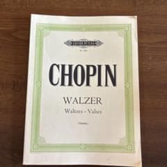 Chopin Walzer Edition Peters 楽譜のサムネイル