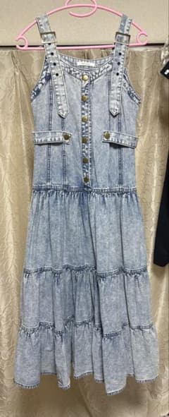 REDYAZEL デニム キャミワンピース ロング丈のサムネイル