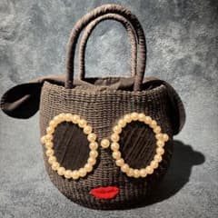 a-jolie（アジョリー）かごバッグ ブラックのサムネイル