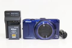 □ 美品 □ ニコン Nikon COOLPIX S9300 ブルー - メルカリ