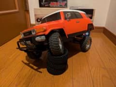タミヤRC　FJクルーザーCC-01　クローラー　サンワMX-V付きのサムネイル
