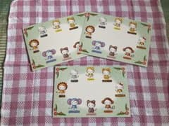 2000年 当時物 キティ レトロ どうぶつ ポストカード 3枚セットのサムネイル