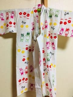 昭和レトロ うさぎ柄 浴衣 未使用のサムネイル