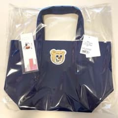 新品　フェイラー オールドテディ ワッペントートバッグ ネイビー 小のサムネイル