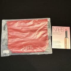 新品未使用 NARS ポーチ 巾着 非売品 赤 アフターグロー リップ サンプルのサムネイル