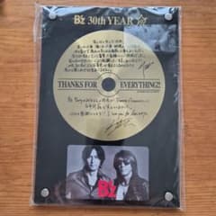 【未開封】B'z 30周年記念 サイン入りゴールドディスクプレートのサムネイル