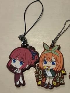 五等分の花嫁 ラバーキーホルダー 2点セットのサムネイル