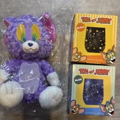 톰과 제리 봉제인형 & 유리 세트 ☆