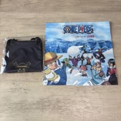 신품 ONE PIECE 콜라보 JINS 한정 안경 닦아 봉투 세트