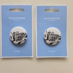 WEDGWOOD ウエッジウッド ピンバッジ 2個セットのサムネイル