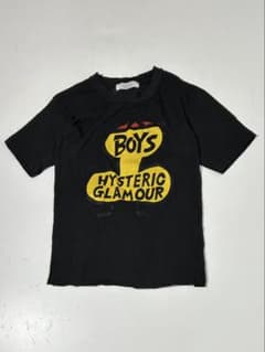 90s ヒステリックグラマー BOYS Tシャツ シングルステッチ ブラック