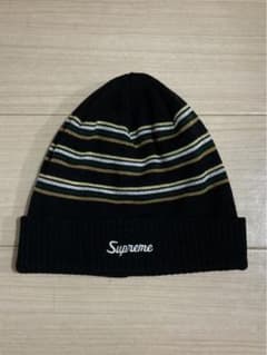 supreme ボーダー ニット帽 ビーニーのサムネイル