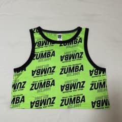 鮮やかなグリーンのZUMBAタンクトップ　 サイズ XSのサムネイル