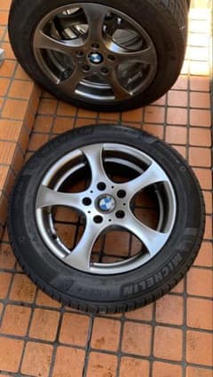 BMW用アルミホイール+ミシュランXICE3のサムネイル