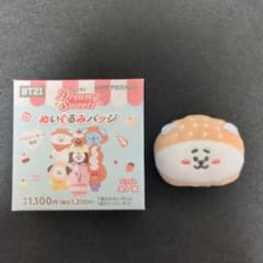 BT21 파미마 한정 Dreamy Sweets 봉제인형 배지 RJ