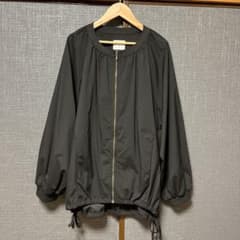 LBC ブラック ジャケット ノーカラーブルゾン　Lサイズのサムネイル