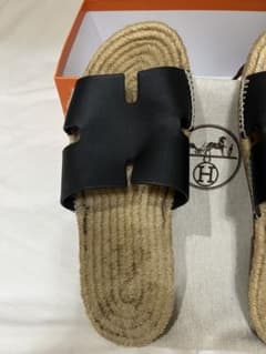 HERMES エスパドリーユ サンダルのサムネイル