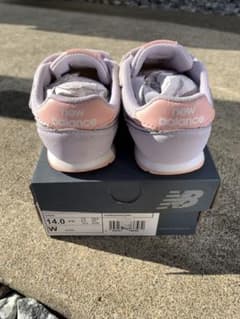 New Balance キッズシューズ 14.0 センチ ピンク/ホワイトのサムネイル