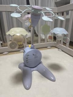 タカラトミー　やわらかガラガラメリープレミアム　スヌーピー　ベッドメリーのサムネイル