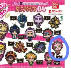 ジョジョの奇妙な冒険 黄金の風 ラバーマスコットコレクション04(ガチャ)のサムネイル