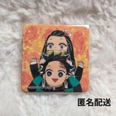 Demon Slayer Square Can Badge Tanjirō Kamado& Kamado Nezuko Another Color Ver.