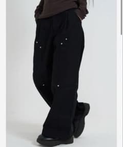 enewd nina mini studs wide pants ブラックのサムネイル