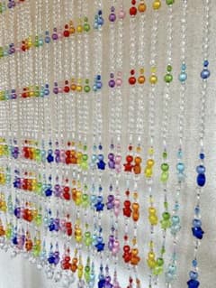 Tamaのれん　ビーズのれん　ビーズカーテン　星のビーズ　ビーズ Tamaのれん ビーズのれん ビーズカーテン 星のビーズ ビーズ